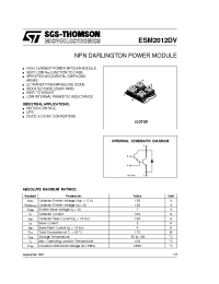 Datasheet ESM2012DV manufacturer STMicroelectronics