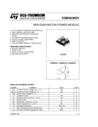 Datasheet ESM3030DV manufacturer STMicroelectronics