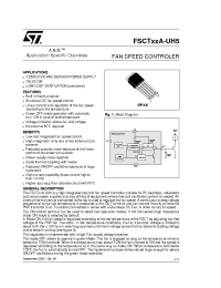 Datasheet FSCT11A-UH5 manufacturer STMicroelectronics