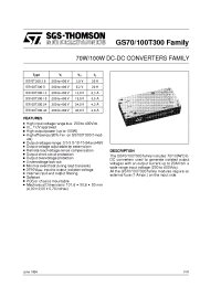 Datasheet GS100T300-12 manufacturer STMicroelectronics