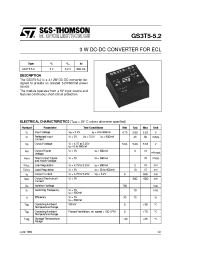 Datasheet GS3T5-5.2 manufacturer STMicroelectronics