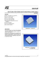 Datasheet GS-R120001.5 manufacturer STMicroelectronics