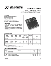 Datasheet GS-R4002 manufacturer STMicroelectronics