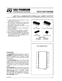 Datasheet HCC4008BF manufacturer STMicroelectronics