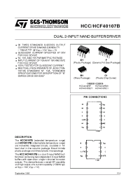 Datasheet HCC40107BF manufacturer STMicroelectronics