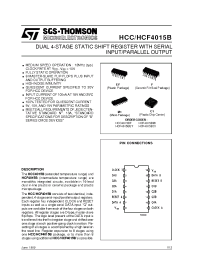 Datasheet HCC4015B manufacturer STMicroelectronics