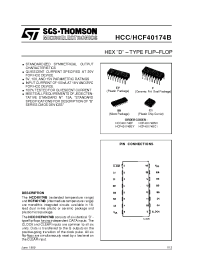 Datasheet HCC40174B manufacturer STMicroelectronics