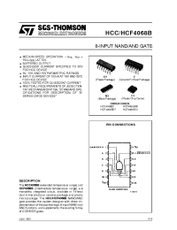 Datasheet HCC4068 manufacturer STMicroelectronics