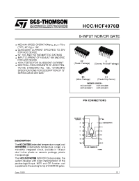 Datasheet HCC4078BF manufacturer STMicroelectronics