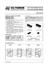 Datasheet HCF4000B manufacturer STMicroelectronics