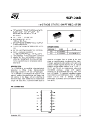 Datasheet HCF4006 manufacturer STMicroelectronics