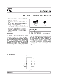Datasheet HCF40101M013TR manufacturer STMicroelectronics