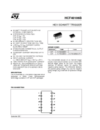 Datasheet HCF40106 manufacturer STMicroelectronics