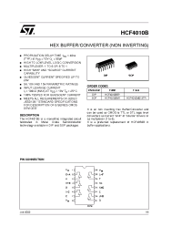 Datasheet HCF4010BM1 manufacturer STMicroelectronics