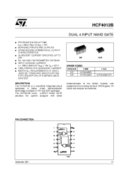 Datasheet HCF4012 manufacturer STMicroelectronics