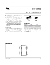 Datasheet HCF40174M013TR manufacturer STMicroelectronics