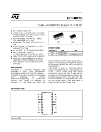 Datasheet HCF4027M013TR manufacturer STMicroelectronics