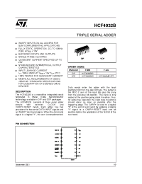 Datasheet HCF4032 manufacturer STMicroelectronics