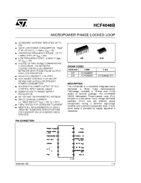 Datasheet HCF4046M013TR manufacturer STMicroelectronics