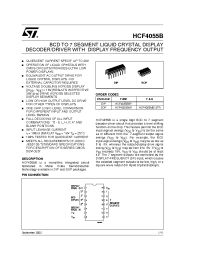 Datasheet HCF4055 manufacturer STMicroelectronics
