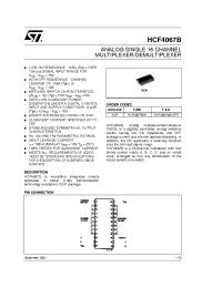 Datasheet HCF4067 manufacturer STMicroelectronics