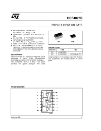 Datasheet HCF4075 manufacturer STMicroelectronics