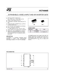 Datasheet HCF4086 manufacturer STMicroelectronics