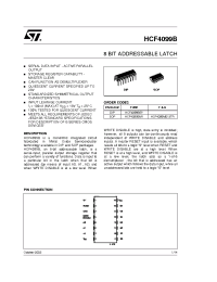 Datasheet HCF4099M013TR manufacturer STMicroelectronics