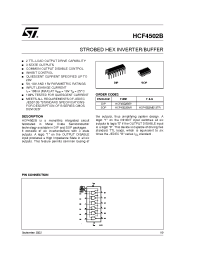 Datasheet HCF4502M013TR manufacturer STMicroelectronics