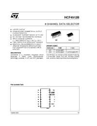 Datasheet HCF4512M013TR manufacturer STMicroelectronics