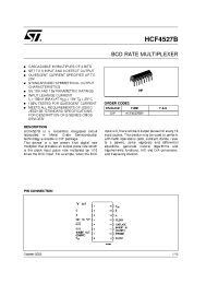 Datasheet HCF4527BEY manufacturer STMicroelectronics