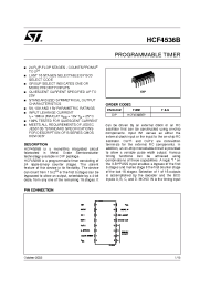 Datasheet HCF4536 manufacturer STMicroelectronics