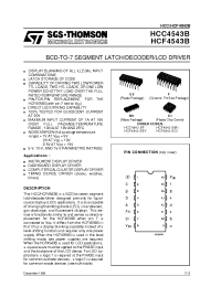 Datasheet HCF4543 manufacturer STMicroelectronics