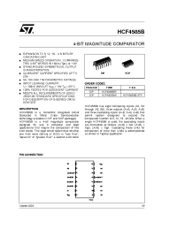 Datasheet HCF4585 manufacturer STMicroelectronics