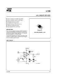 Datasheet L149V manufacturer STMicroelectronics