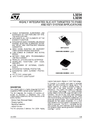Datasheet L3234T manufacturer STMicroelectronics