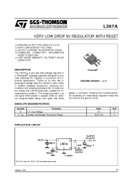 Datasheet L387 manufacturer STMicroelectronics