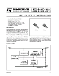 Datasheet L4805 manufacturer STMicroelectronics