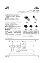 Datasheet L4931CD12 manufacturer STMicroelectronics