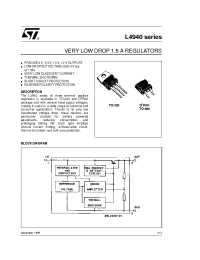Datasheet L4940D2T10 manufacturer STMicroelectronics