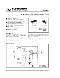 Datasheet L4962E manufacturer STMicroelectronics