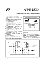 Datasheet L4973V3.3-L4973V5.1 manufacturer STMicroelectronics