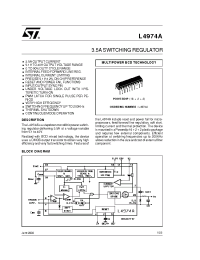 Datasheet L4974 manufacturer STMicroelectronics