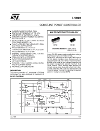 Datasheet L5993 manufacturer STMicroelectronics