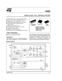 Datasheet L6205 manufacturer STMicroelectronics