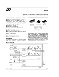 Datasheet L6206 manufacturer STMicroelectronics