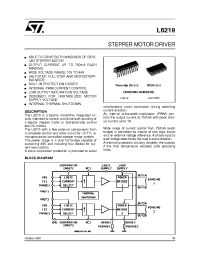 Datasheet L6219 manufacturer STMicroelectronics