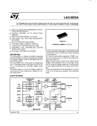 Datasheet L6219DSA manufacturer STMicroelectronics