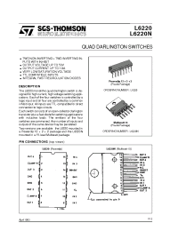 Datasheet L6220 manufacturer STMicroelectronics