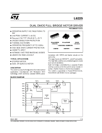 Datasheet L6225N manufacturer STMicroelectronics